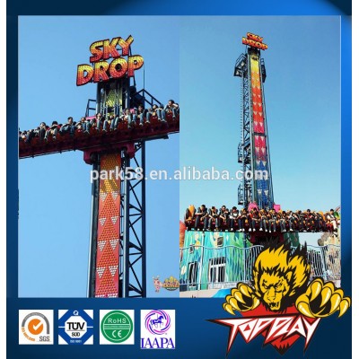 Thrill amusement park rides equipment Sky drop